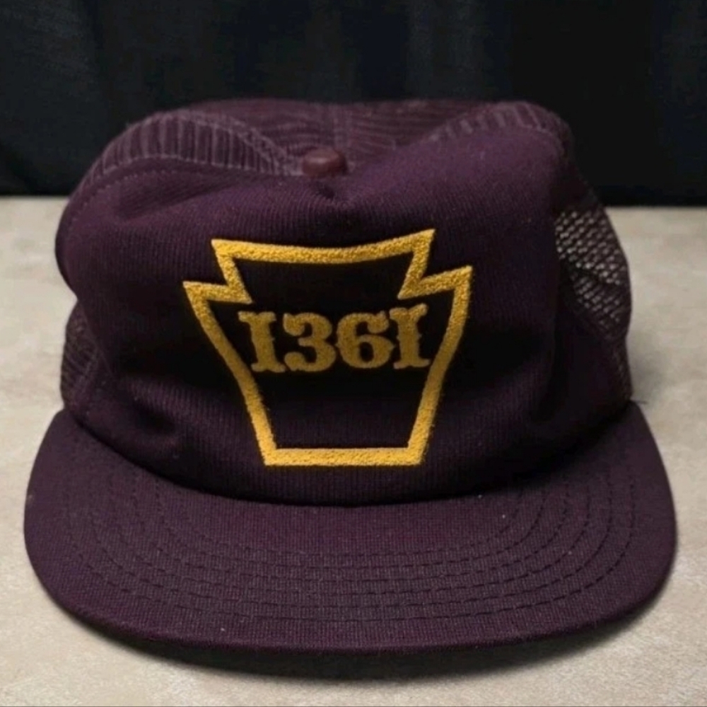 Vintage Keystone- Pennsylvania 1361-PRR Trucker Hat by Choo Choo Charlie